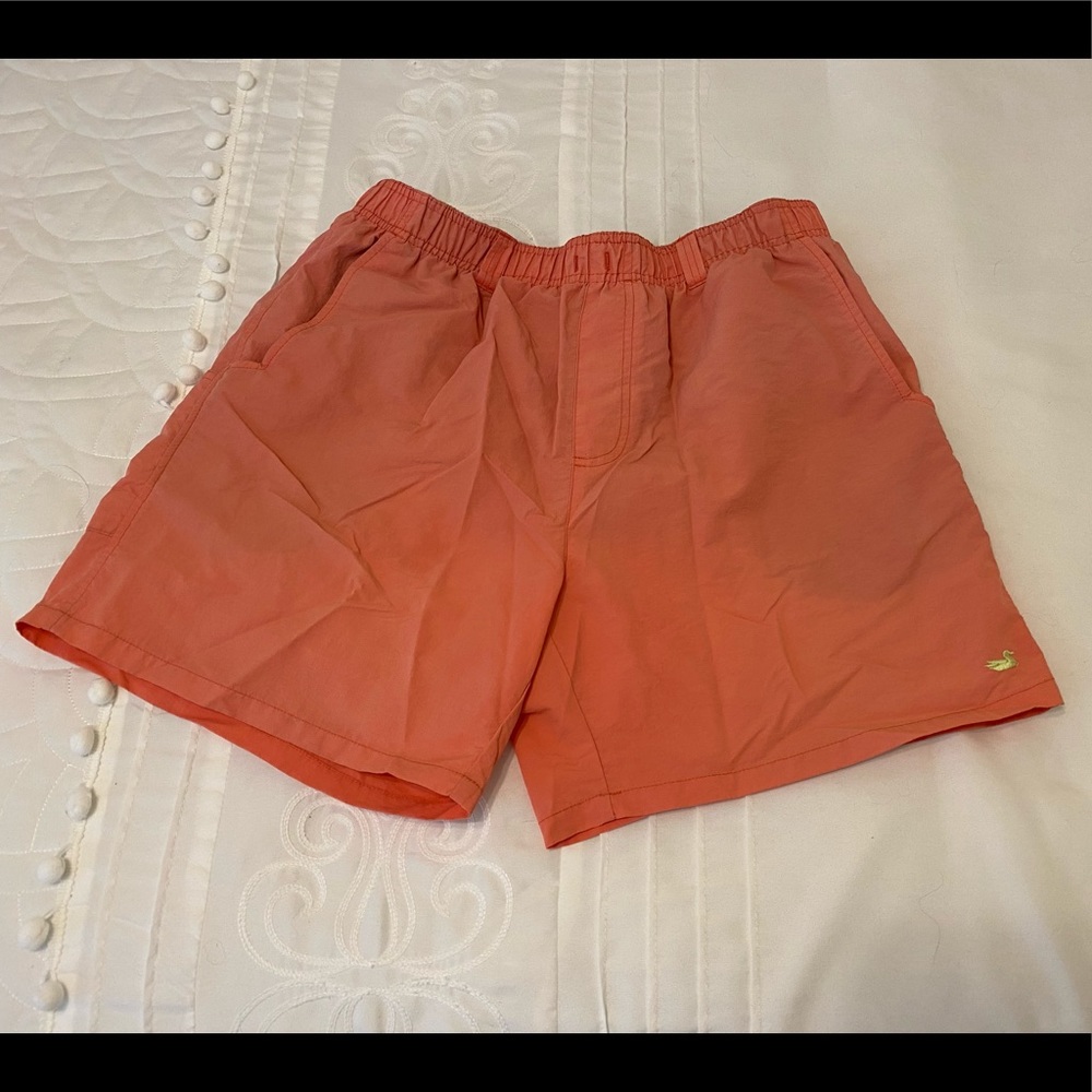 Coral Southern Marsh Swim Shorts!